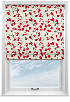 Como, Cherry - Roman Blind